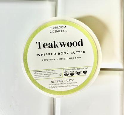 Teakwood body butter